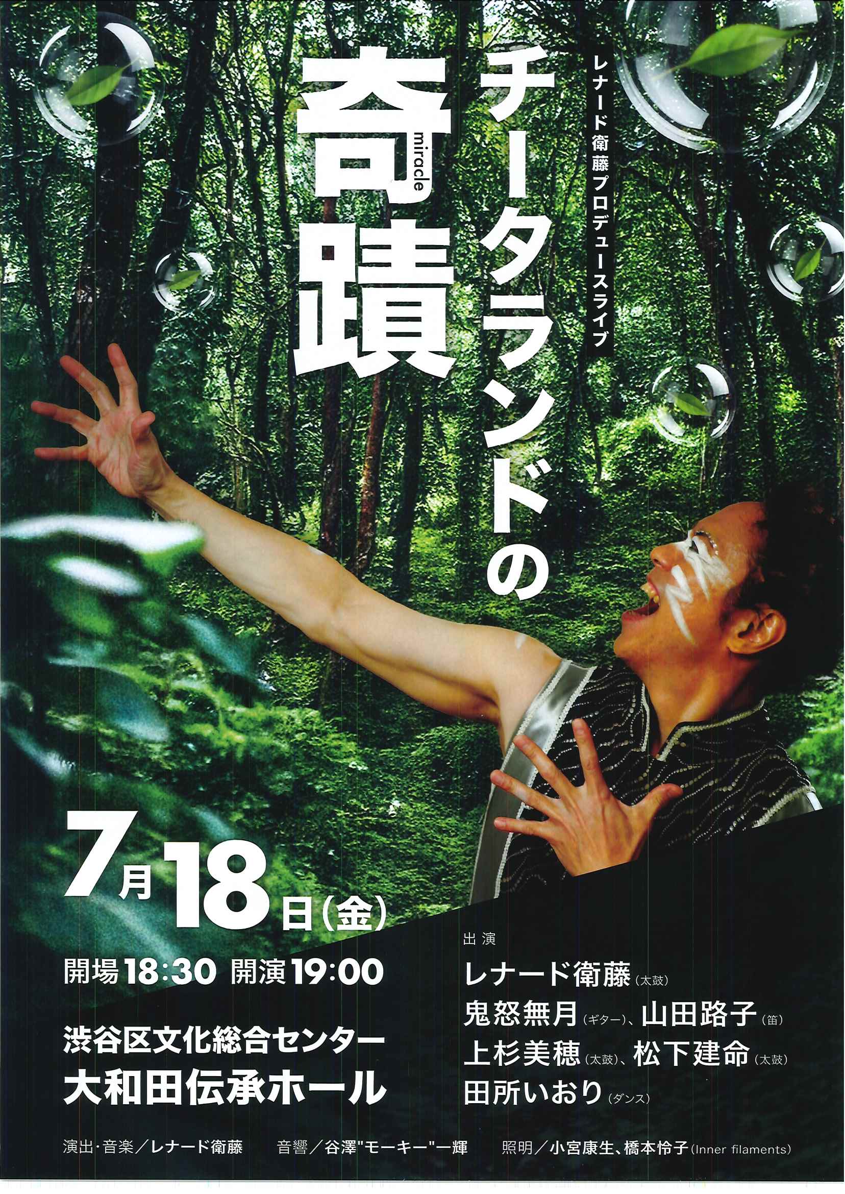 7/18 レナード衛藤プロデュースライブ「チータランドの奇蹟」
