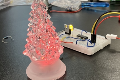 【ワークショップ】近づくと光る！半導体のしくみを使ったクリスマスオブジェづくり