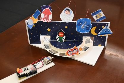 【ハチラボ講座】モーターを使った工作（上級）くるくるビックリパノラマ